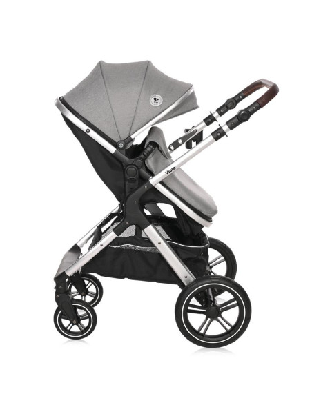 10021812302,Carucior transformabil, Viola, pana la 22 kg, Opaline Grey