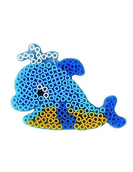 Ha8209,BALENA - planseta transparenta HAMA MAXI