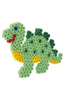 Ha8215,DINOSAUR - planseta transparenta HAMA MAXI