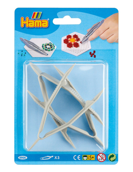 Ha4904,Set de trei pensete pentru margele Hama in blister