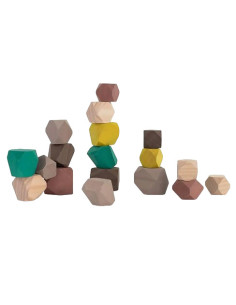ML94052,Joc educativ pentru dezvoltarea motricitatii Wood Stones 2