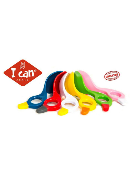 BN-BCO_14,I CAN - Set 2 lingurite cu multiple modalitati de prindere, Pink/Green
