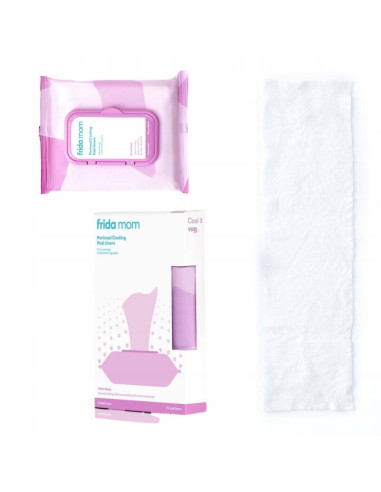 BN-FRIDA-04,Frida Mom - Set 24 servetele umede perineale, Cu efect de calmare, Pentru perioada postpartum, Vindeca si curata zon