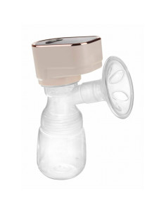 BN-BL101,Bocioland - Pompa electrica de san, Clara, Modul de stimulare, Aspirare si functie masaj, Cu biberon si o suzeta, Pink 2