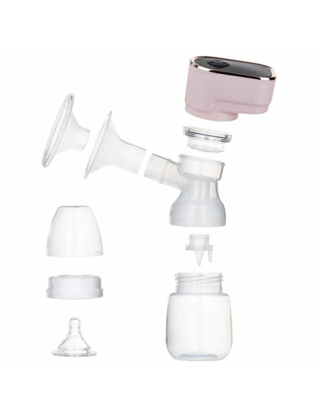 BN-BL101,Bocioland - Pompa electrica de san, Clara, Modul de stimulare, Aspirare si functie masaj, Cu biberon si o suzeta, Pink BN-BL101,Bocioland - Pompa electrica de san, Clara, Modul de stimulare, Aspirare si functie masaj, Cu biberon si o suzeta, Pink