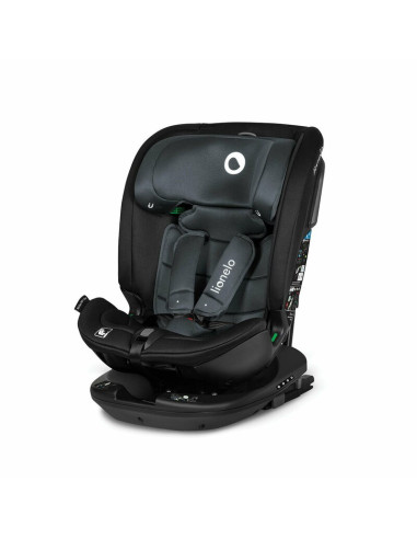 BN-LO-BASTIAAN_RWF_ISIZE_GREY_STONE,Lionelo - Scaun auto Bastiaan RWF i-Size, Pozitie de somn, Protectie laterala, Rotire 360 gr