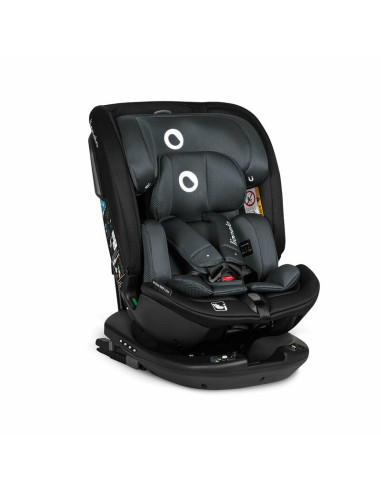 BN-LO-BASTIAAN_RWF_ISIZE_GREY_STONE,Lionelo - Scaun auto Bastiaan RWF i-Size, Pozitie de somn, Protectie laterala, Rotire 360 gr