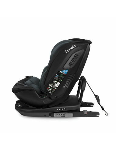 BN-LO-BASTIAAN_RWF_ISIZE_GREY_STONE,Lionelo - Scaun auto Bastiaan RWF i-Size, Pozitie de somn, Protectie laterala, Rotire 360 gr