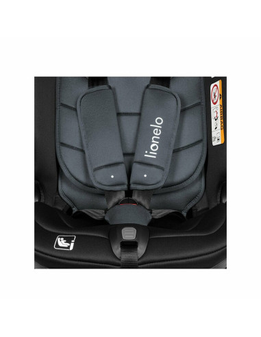 BN-LO-BASTIAAN_RWF_ISIZE_GREY_STONE,Lionelo - Scaun auto Bastiaan RWF i-Size, Pozitie de somn, Protectie laterala, Rotire 360 gr