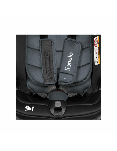BN-LO-BASTIAAN_RWF_ISIZE_GREY_STONE,Lionelo - Scaun auto Bastiaan RWF i-Size, Pozitie de somn, Protectie laterala, Rotire 360 gr