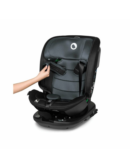 BN-LO-BASTIAAN_RWF_ISIZE_GREY_STONE,Lionelo - Scaun auto Bastiaan RWF i-Size, Pozitie de somn, Protectie laterala, Rotire 360 gr