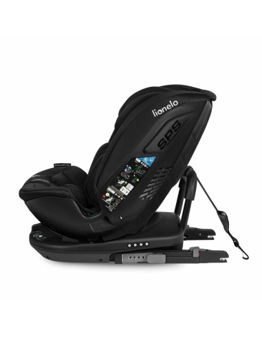 BN-LO-BASTIAAN_RWF_ISIZE_BLACK_CARBON,Lionelo - Scaun auto Bastiaan RWF i-Size, Pozitie de somn, Protectie laterala, Rotire 360 