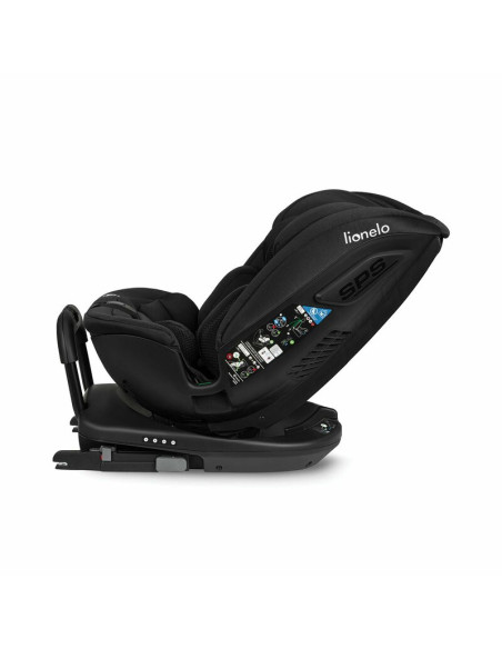BN-LO-BASTIAAN_RWF_ISIZE_BLACK_CARBON,Lionelo - Scaun auto Bastiaan RWF i-Size, Pozitie de somn, Protectie laterala, Rotire 360 
