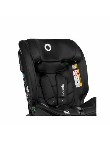 BN-LO-BASTIAAN_RWF_ISIZE_BLACK_CARBON,Lionelo - Scaun auto Bastiaan RWF i-Size, Pozitie de somn, Protectie laterala, Rotire 360 