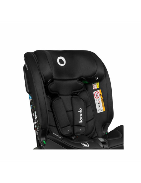 BN-LO-BASTIAAN_RWF_ISIZE_BLACK_CARBON,Lionelo - Scaun auto Bastiaan RWF i-Size, Pozitie de somn, Protectie laterala, Rotire 360 