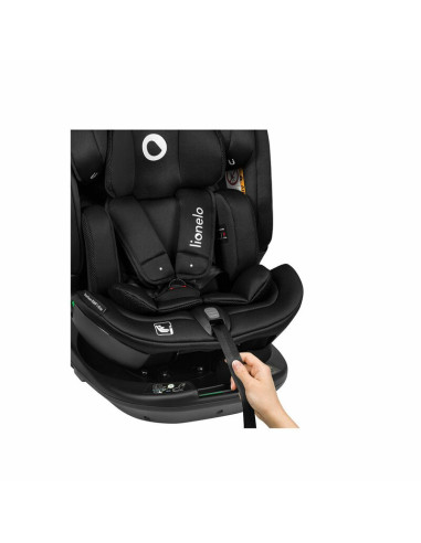 BN-LO-BASTIAAN_RWF_ISIZE_BLACK_CARBON,Lionelo - Scaun auto Bastiaan RWF i-Size, Pozitie de somn, Protectie laterala, Rotire 360 