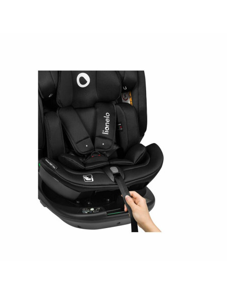 BN-LO-BASTIAAN_RWF_ISIZE_BLACK_CARBON,Lionelo - Scaun auto Bastiaan RWF i-Size, Pozitie de somn, Protectie laterala, Rotire 360 