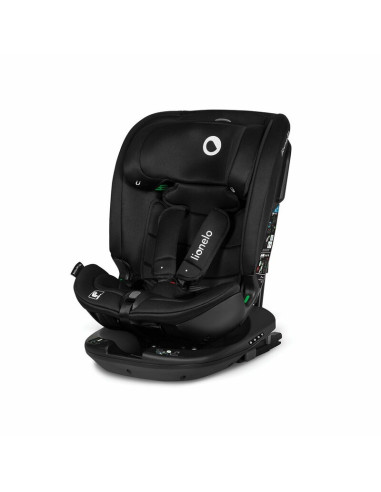 BN-LO-BASTIAAN_RWF_ISIZE_BLACK_CARBON,Lionelo - Scaun auto Bastiaan RWF i-Size, Pozitie de somn, Protectie laterala, Rotire 360 