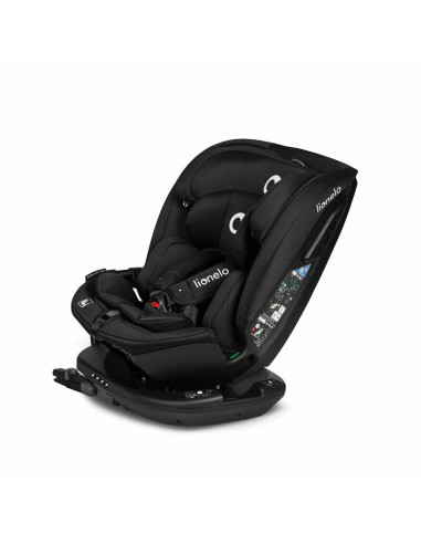 BN-LO-BASTIAAN_RWF_ISIZE_BLACK_CARBON,Lionelo - Scaun auto Bastiaan RWF i-Size, Pozitie de somn, Protectie laterala, Rotire 360 