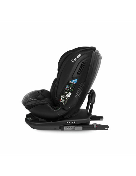 BN-LO-BASTIAAN_RWF_ISIZE_BLACK_CARBON,Lionelo - Scaun auto Bastiaan RWF i-Size, Pozitie de somn, Protectie laterala, Rotire 360 