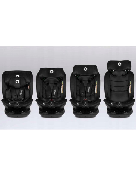 BN-LO-BASTIAAN_RWF_ISIZE_BLACK_CARBON,Lionelo - Scaun auto Bastiaan RWF i-Size, Pozitie de somn, Protectie laterala, Rotire 360 