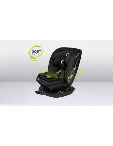 BN-LO-BASTIAAN_RWF_ISIZE_BLACK_CARBON,Lionelo - Scaun auto Bastiaan RWF i-Size, Pozitie de somn, Protectie laterala, Rotire 360 