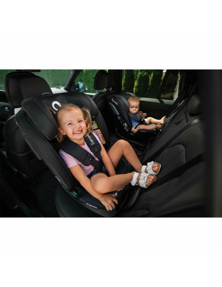 BN-LO-BASTIAAN_RWF_ISIZE_BLACK_CARBON,Lionelo - Scaun auto Bastiaan RWF i-Size, Pozitie de somn, Protectie laterala, Rotire 360 