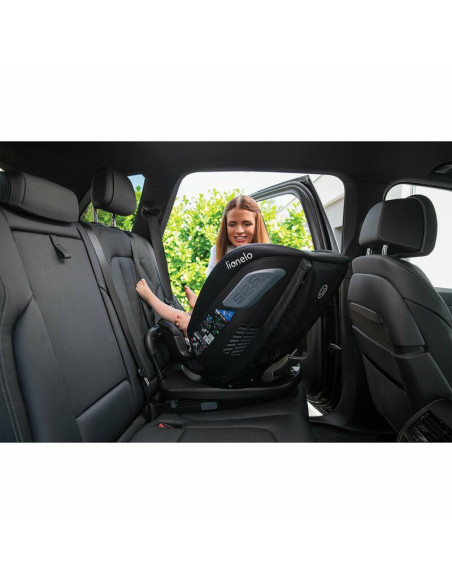 BN-LO-BASTIAAN_RWF_ISIZE_BLACK_CARBON,Lionelo - Scaun auto Bastiaan RWF i-Size, Pozitie de somn, Protectie laterala, Rotire 360 