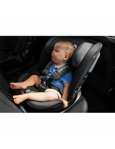 BN-LO-BASTIAAN_RWF_ISIZE_BLACK_CARBON,Lionelo - Scaun auto Bastiaan RWF i-Size, Pozitie de somn, Protectie laterala, Rotire 360 