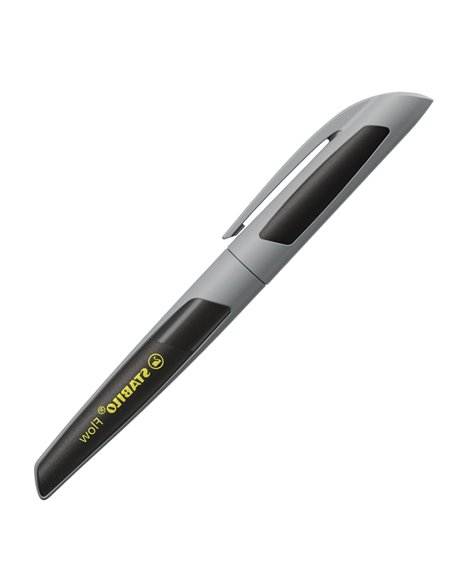 5073/9-41,Stilou STABILO, penita tip M, 0.5 mm, gri deschis cu negru