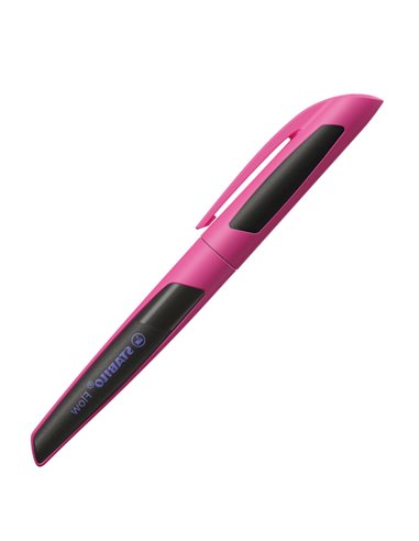 5071/2-41,Stilou STABILO, penita tip M, 0.5 mm, roz cu negru