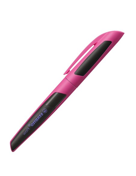 5071/2-41,Stilou STABILO, penita tip M, 0.5 mm, roz cu negru