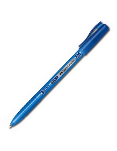 FC246851,Roller 0.7mm semi-gel albastru cx7 faber-castell