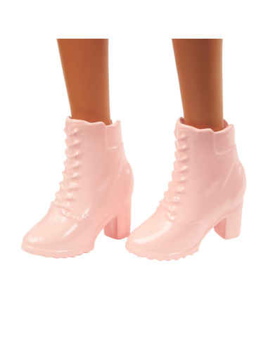 MTFBR37_GHW54,Papusa Barbie Fashionista Bruneta Cu Rochita Mouse Print