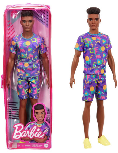 MTDWK44_GRB87,Papusa Baiat Fashionistas Cu Tinuta Lejera Multicolora
