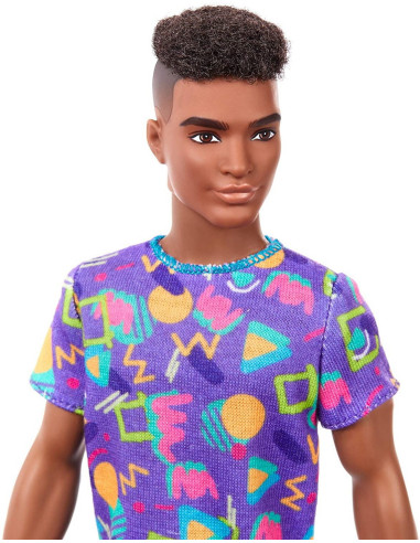 MTDWK44_GRB87,Papusa Baiat Fashionistas Cu Tinuta Lejera Multicolora