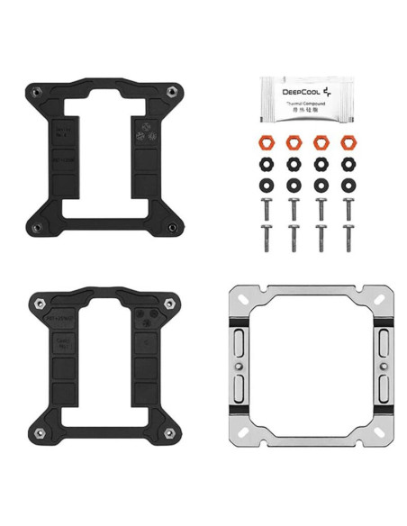 R-AG400-BKLNMC-G-1,Cooler procesor Deepcool AG400 LED iluminare fRGB