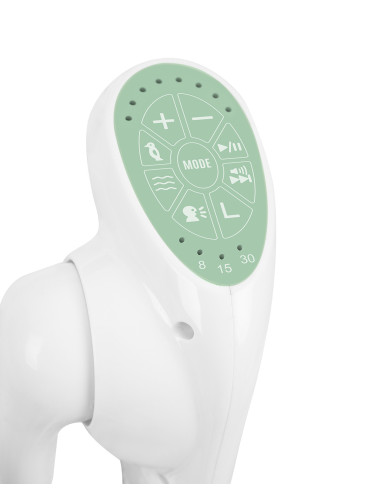 CRL-10303/364,Scaun de masa si leagan electric controlabil prin aplicatie pe mobil Carrello CASCATA (CRL-10303/1) Tropical Green