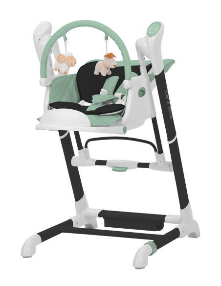 CRL-10303/364,Scaun de masa si leagan electric controlabil prin aplicatie pe mobil Carrello CASCATA (CRL-10303/1) Tropical Green