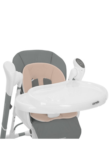 CRL-10303/367,Scaun de masa si leagan electric controlabil prin aplicatie pe mobil Carrello CASCATA (CRL-10303/1) Space Grey