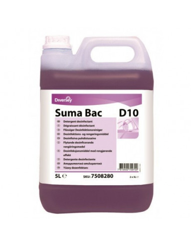 Detergent dezinfectant suprafete Suma Bac D10, 5 L,B171213059