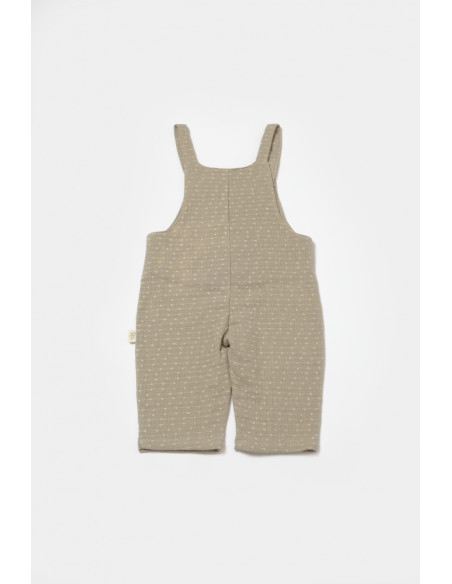 UP-BC-CSYM7043-3,Salopeta cu bretele si buzunar, 100% bumbac - Verde, BabyCosy