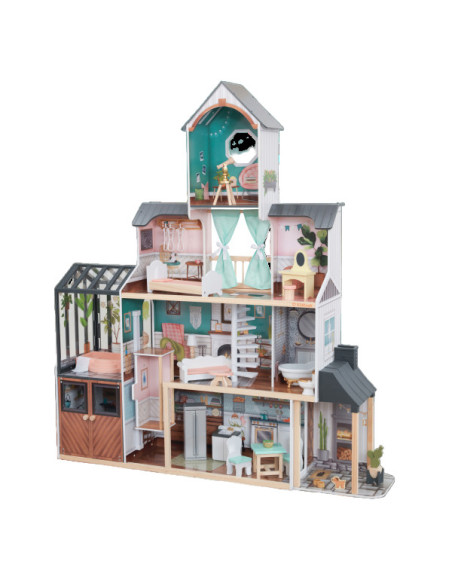 KK65979,Casuta de joaca din lemn pentru papusi Celeste Mansion KK65979,Casuta de joaca din lemn pentru papusi Celeste Mansion