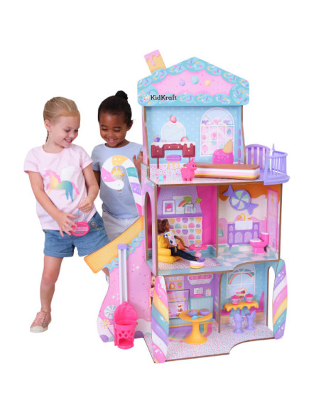 KK20242,Casuta de joaca din lemn pentru papusi Candy Castle KK20242,Casuta de joaca din lemn pentru papusi Candy Castle