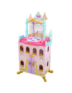 KK10276,Castel de joaca din lemn pentru papusi Disney Princess