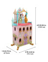 KK10276,Castel de joaca din lemn pentru papusi Disney Princess