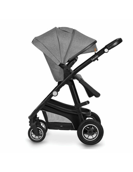 BN-LO-BIANKA_3IN1_GREY_STONE,Lionelo - Carucior Bianka, 3 in 1, Cu sezut reversibil, Cadru aluminiu, Cu landou intarit si saltel