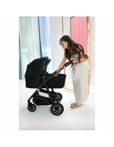 BN-LO-BIANKA_3IN1_GREY_STONE,Lionelo - Carucior Bianka, 3 in 1, Cu sezut reversibil, Cadru aluminiu, Cu landou intarit si saltel