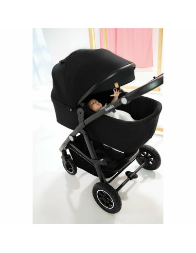 BN-LO-BIANKA_3IN1_GREY_STONE,Lionelo - Carucior Bianka, 3 in 1, Cu sezut reversibil, Cadru aluminiu, Cu landou intarit si saltel