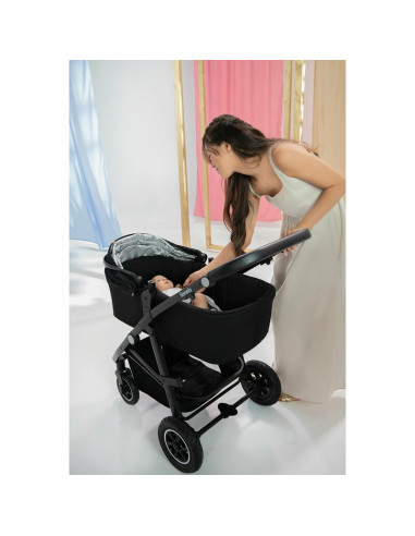 BN-LO-BIANKA_3IN1_GREY_STONE,Lionelo - Carucior Bianka, 3 in 1, Cu sezut reversibil, Cadru aluminiu, Cu landou intarit si saltel